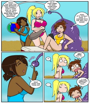 A Date With A Tentacle Monster 2 - Tentacle Beach Party 2 free sex comic