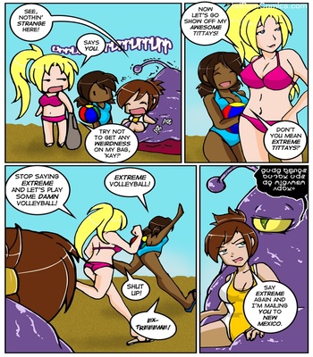 A Date With A Tentacle Monster 2 - Tentacle Beach Party 3 free sex comic