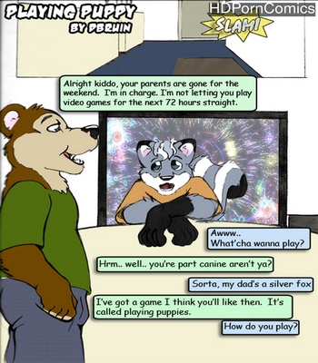 Playing-Puppy 1 free porn comics