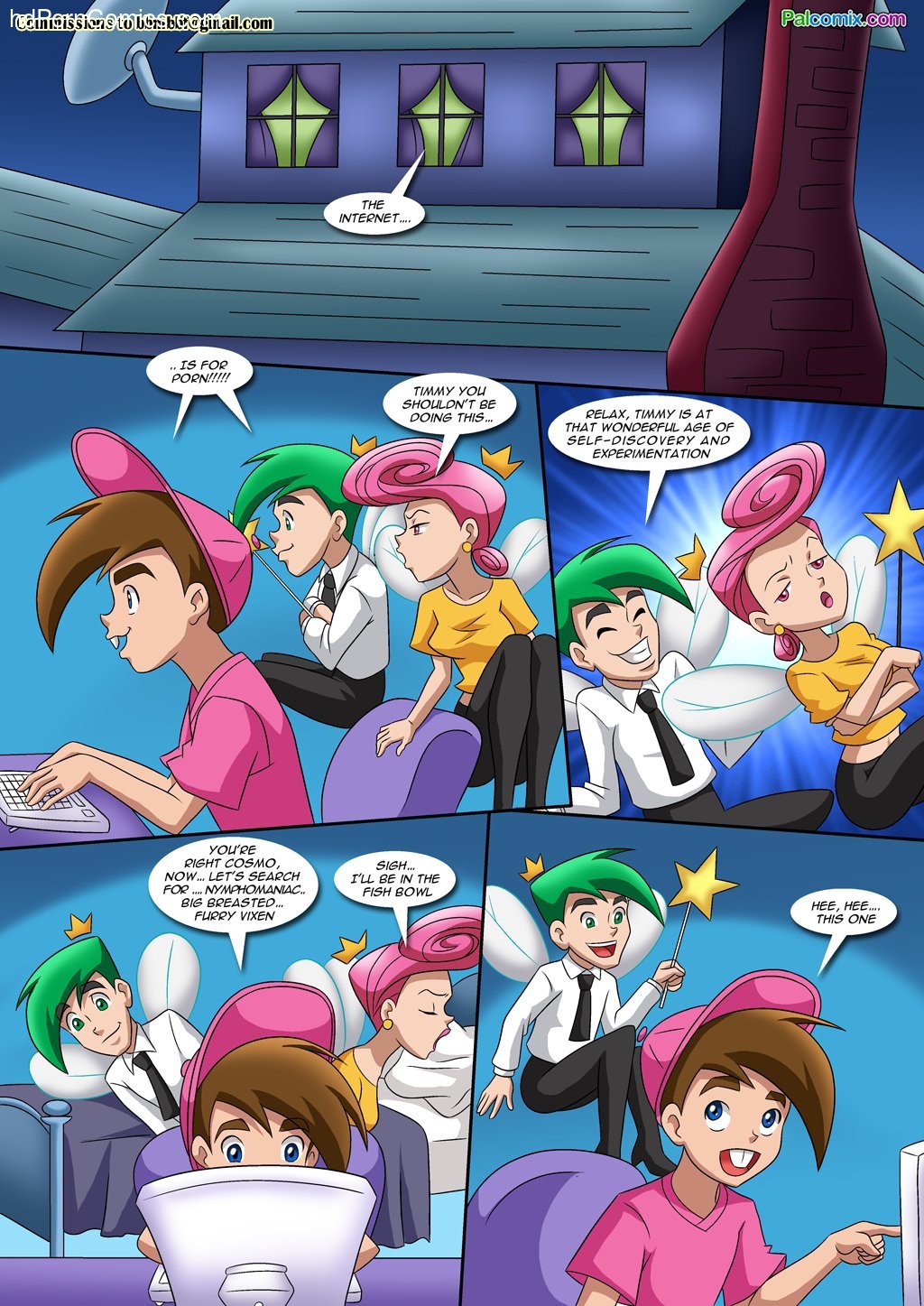 Enormous Cock Cartoon Porn Fairly Oddparents - ... The fairly Odd Parents2 free sex comic