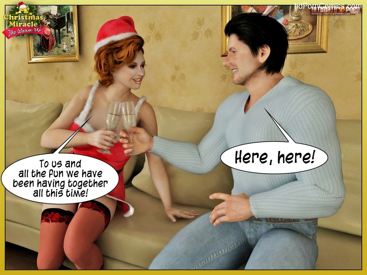 A Christmas Miracle 1 - The Warm Up 9 free sex comic