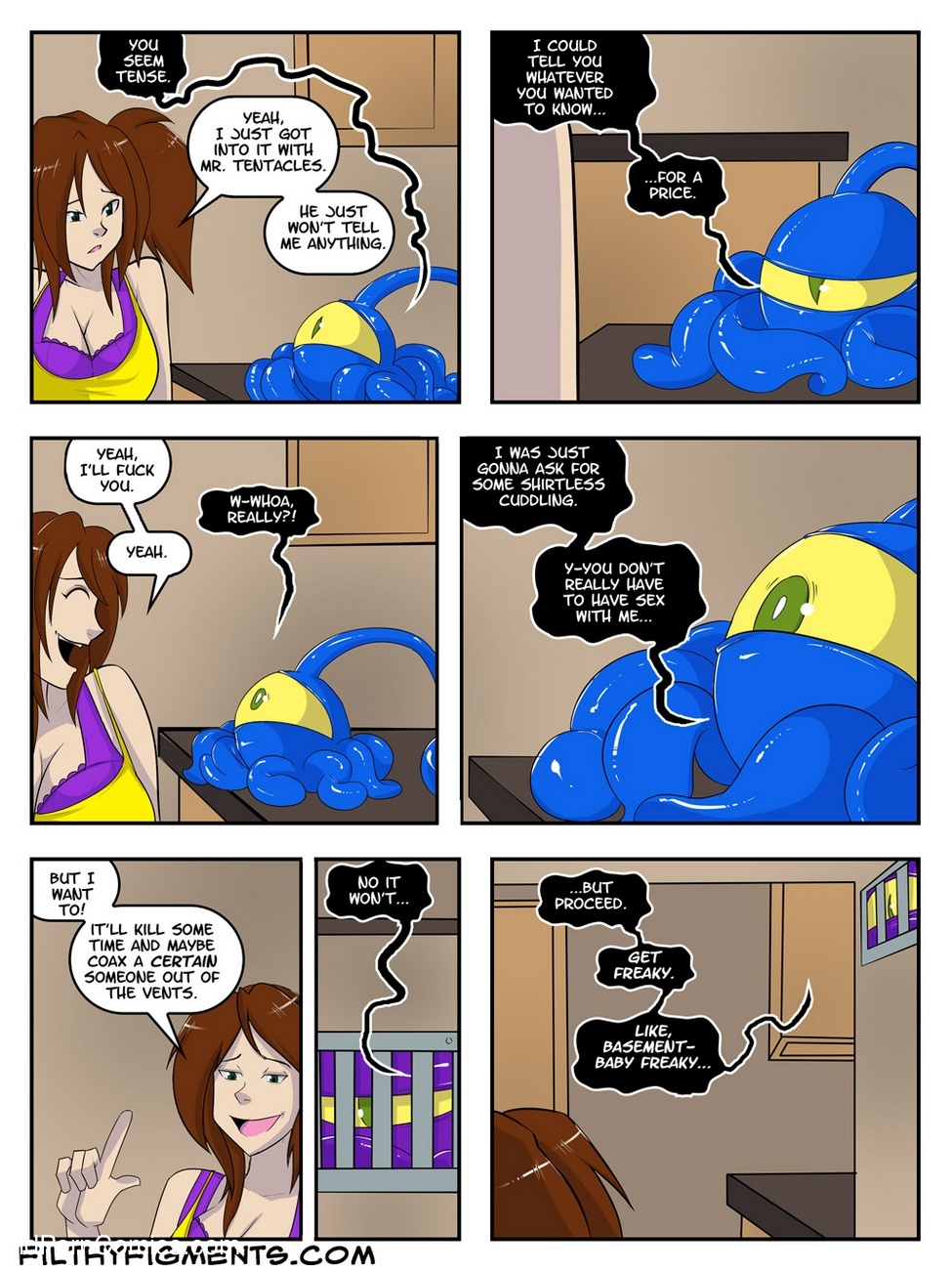 A Date With A Tentacle Monster 11 5 free sex comic