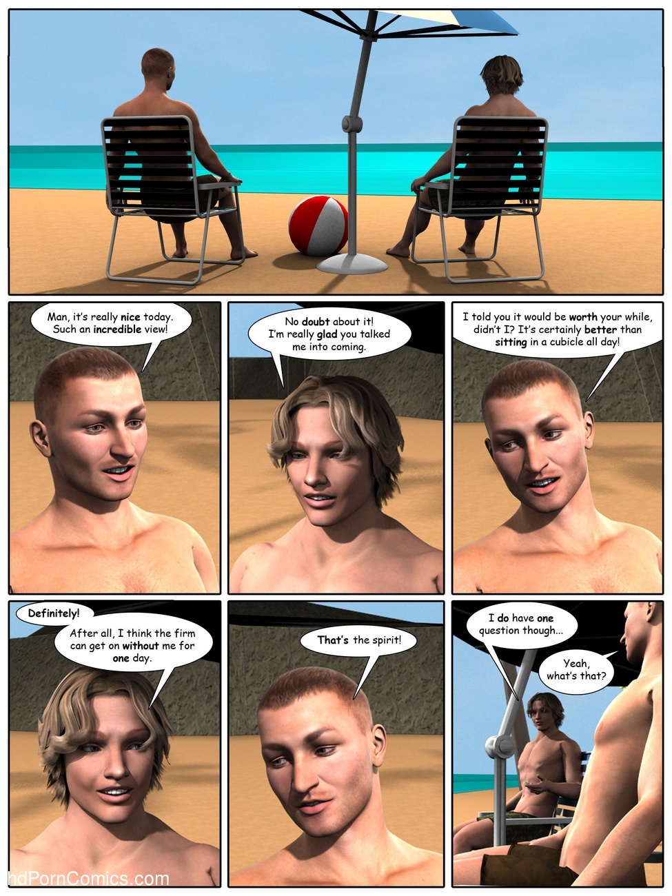 A Day At The Beach 2 free sex comic