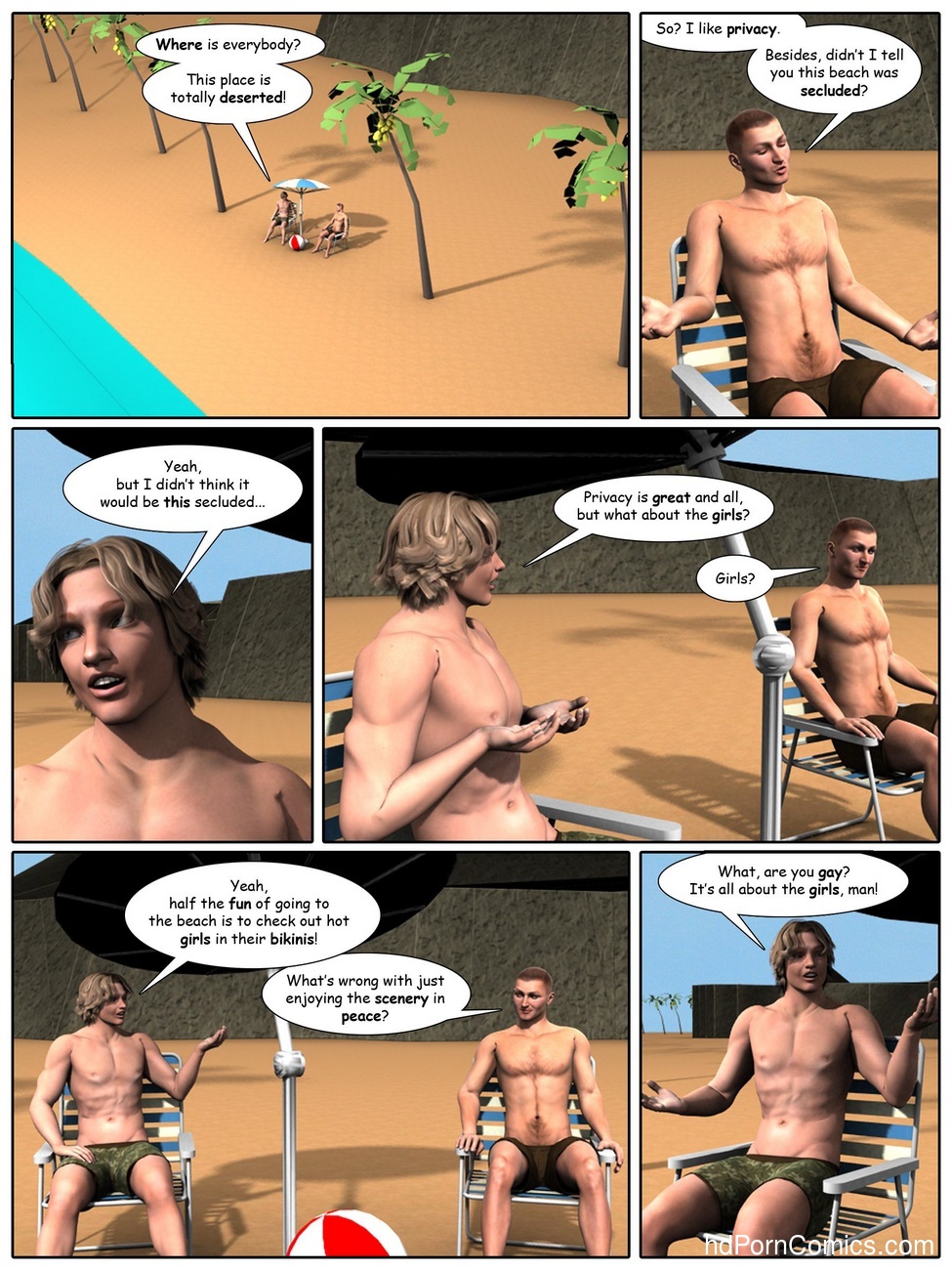 A Day At The Beach 3 free sex comic