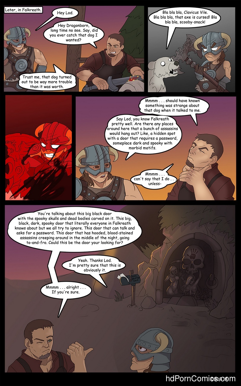 Dragonborn And The Dark Brotherhood Sex Comic H