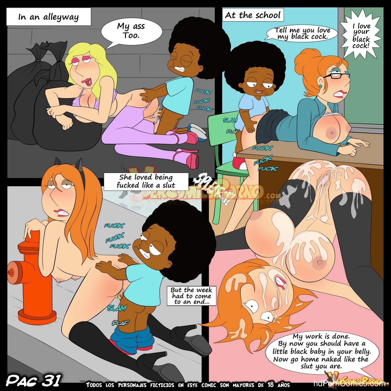 black family cartoon porn