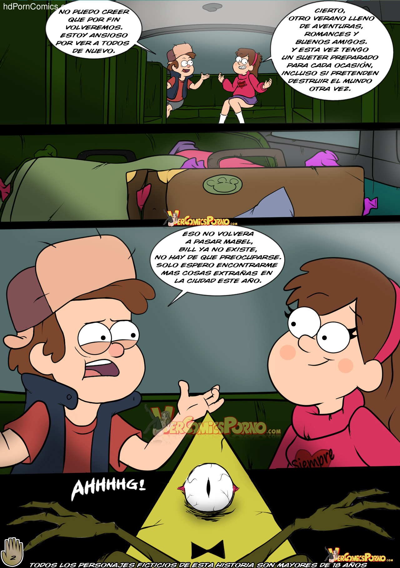 Gravity Falls Dickgirl Porn - ... Gravity Falls â€“ Big Mysteries ( Spanish)3 free sex comic