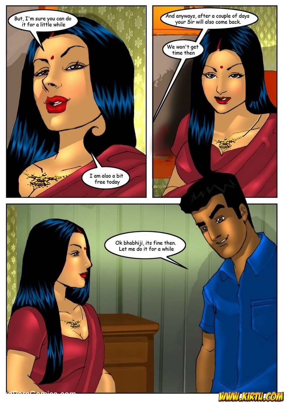 Savita Bhabhi 5 - Servant Boy 10 free sex comic