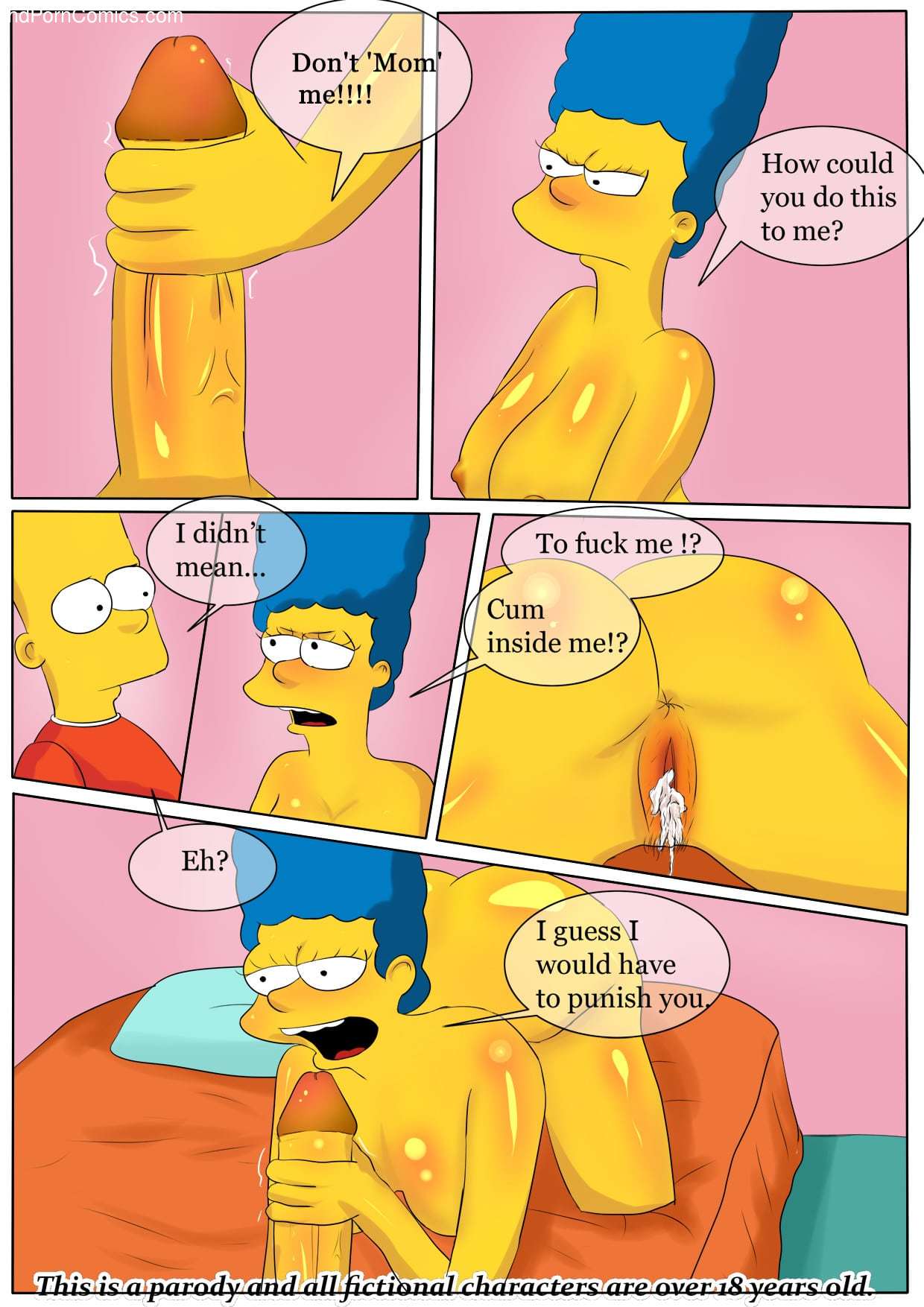 Simpsons Helping Mom Free Porn Comic Hd Porn Comics