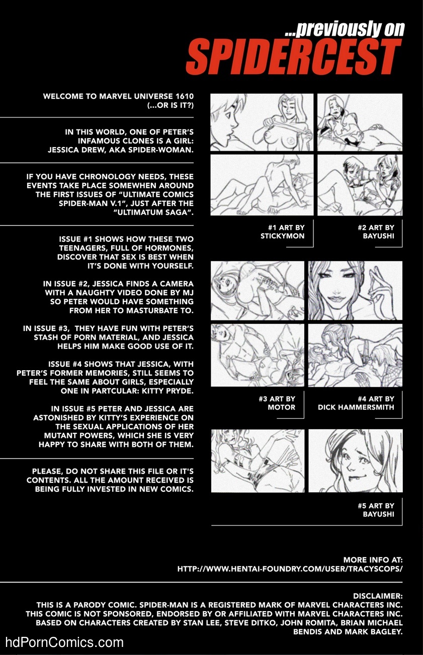 Spidercest 6 2 free sex comic