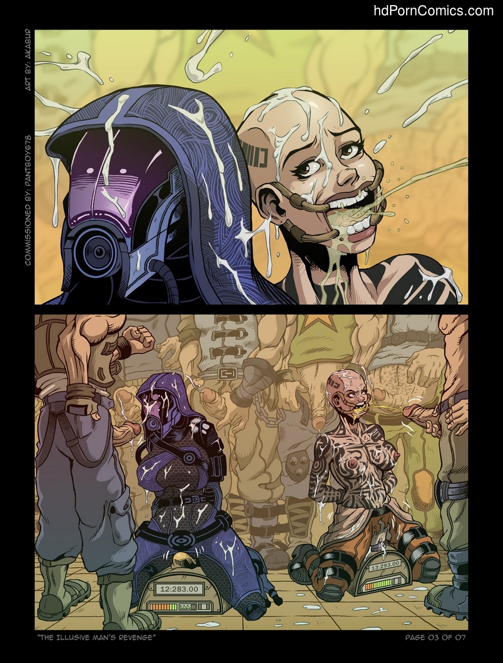 The Illusive Man's Revenge 4 free sex comic