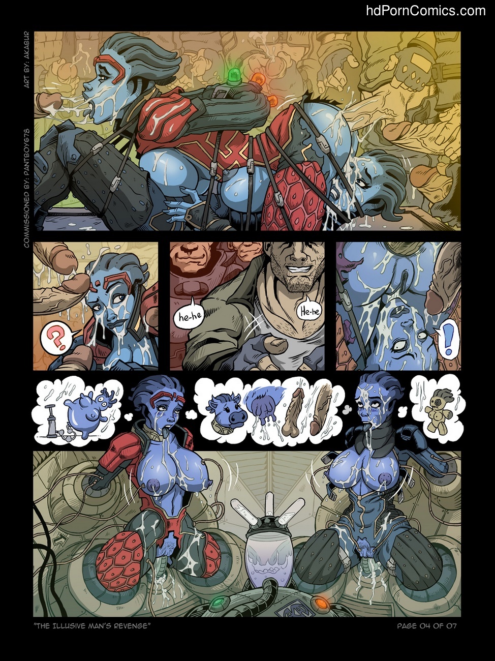 The Illusive Man's Revenge 5 free sex comic