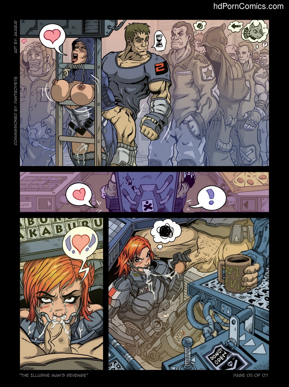 The Illusive Man's Revenge 6 free sex comic