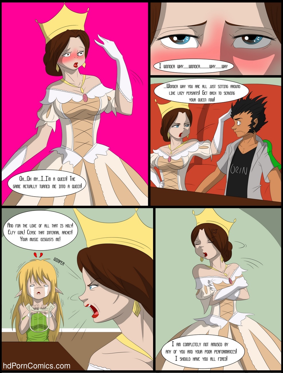 The Queen's Game 9 free sex comic