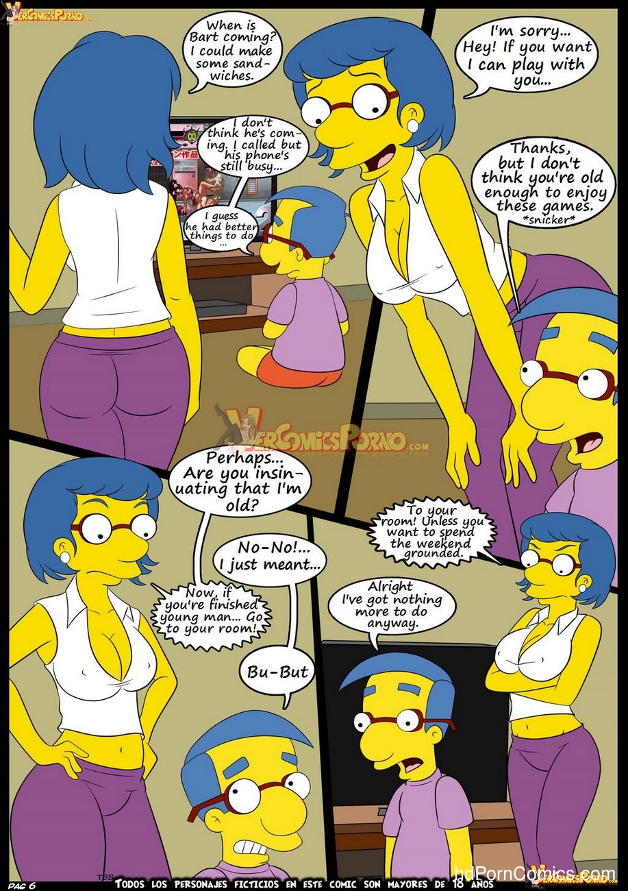 The Simpsons 6 Learning With Mom Ic Hd Porn Comics