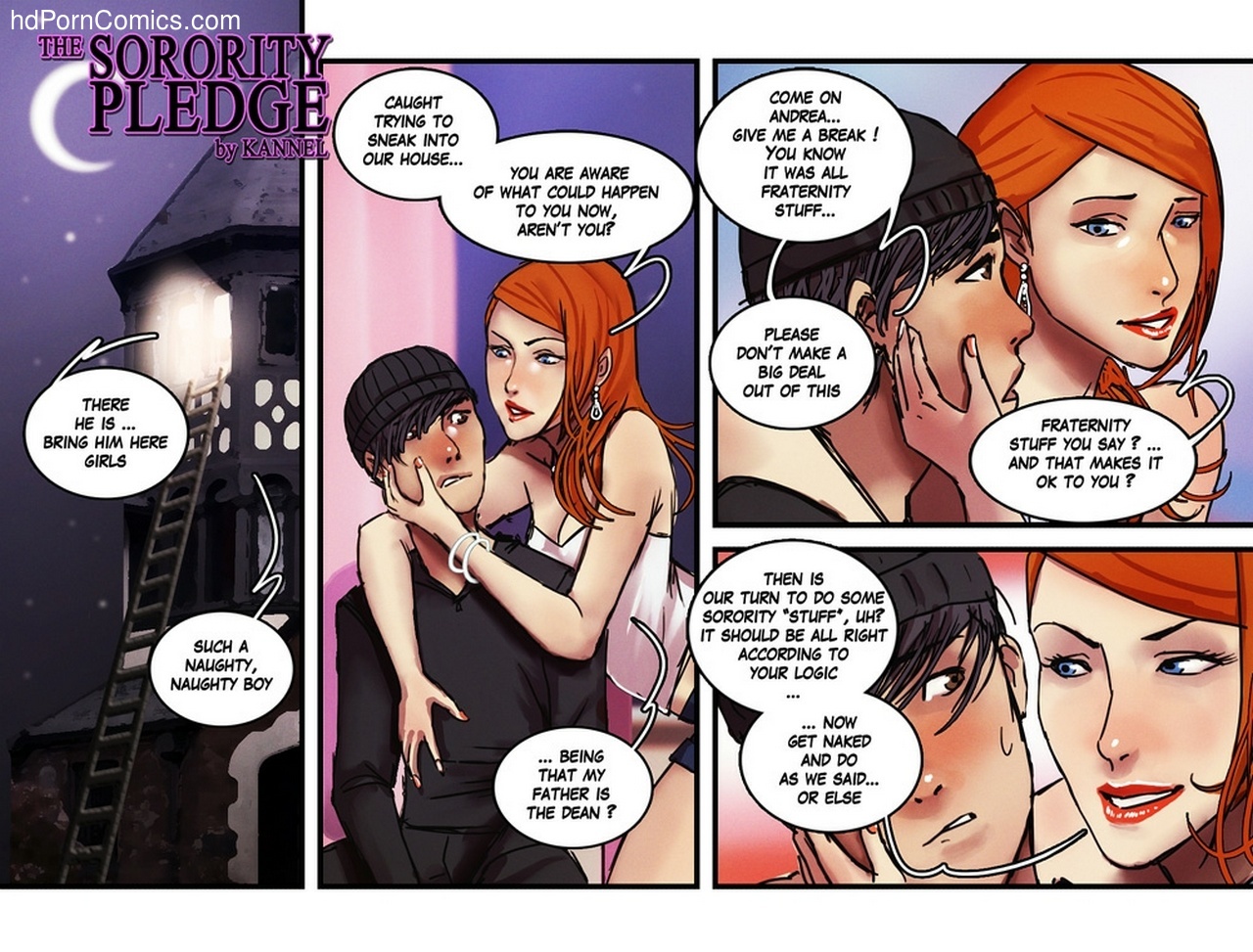 The Sorority Pledge 2 free sex comic