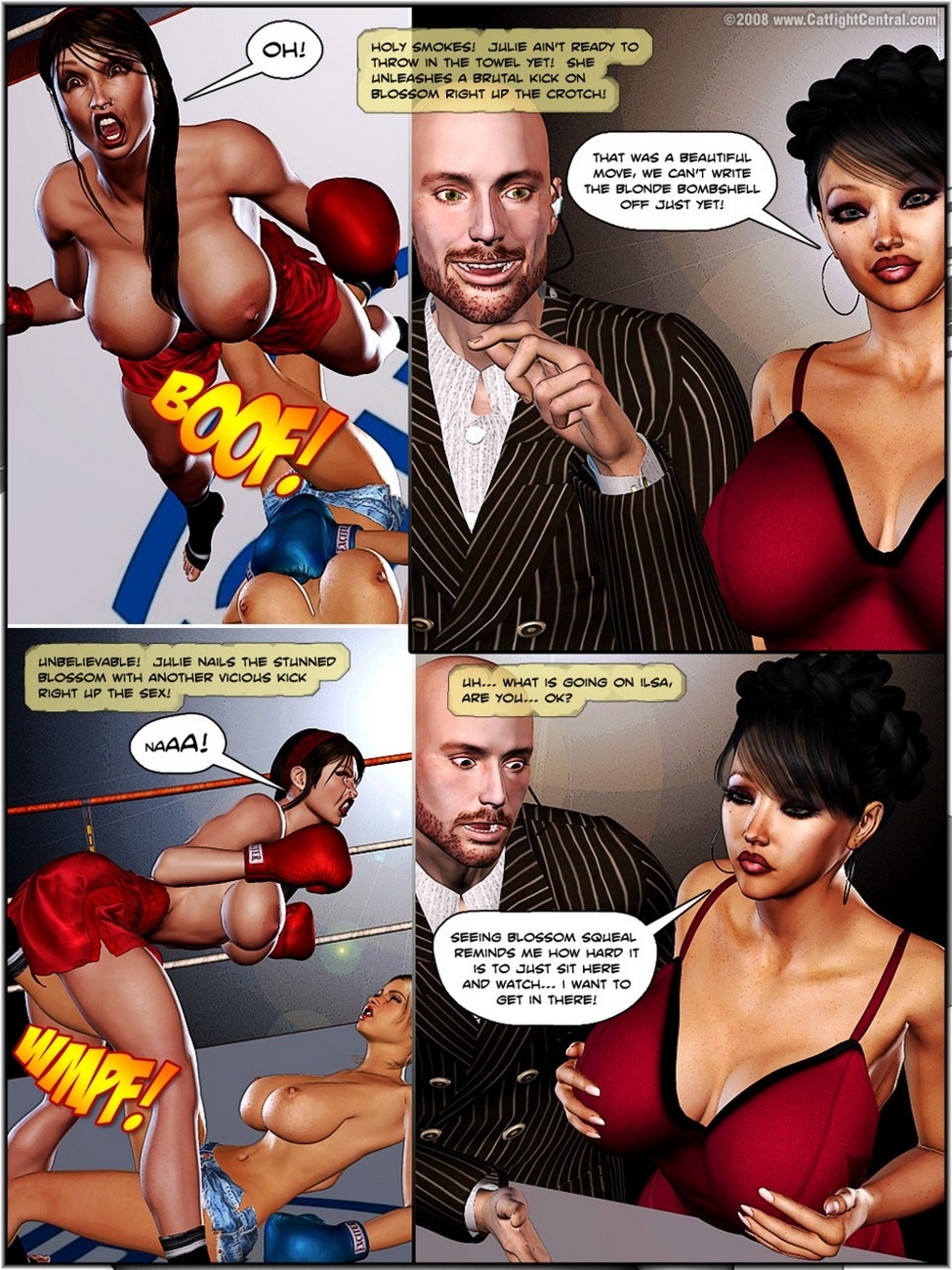 Foxy Boxing 1 Blossom Vs Julie Round 1 Comic Porn Hd Porn Comics