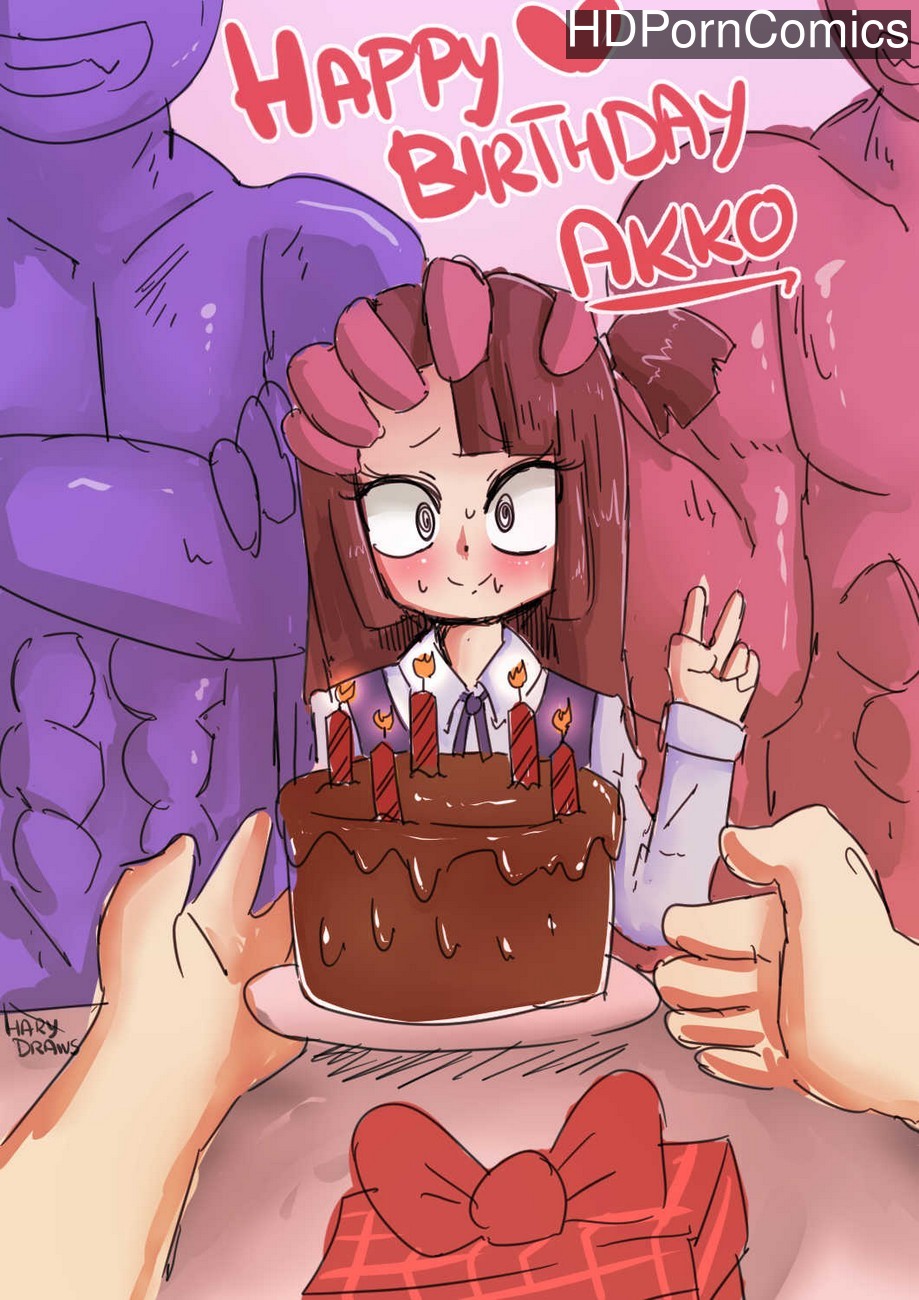 Happy Birthday Akko Comic Por