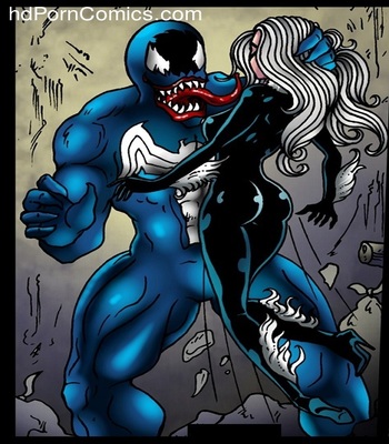 Black Cat meets Venom free Cartoon Porn Comic sex 9