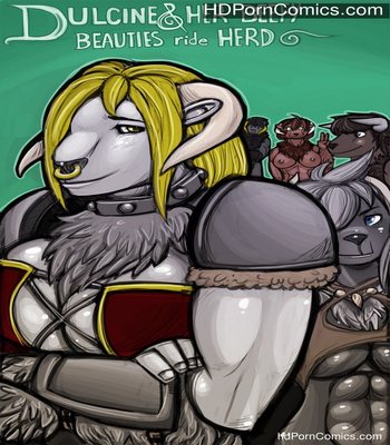 Porn Comics - Dulcene & Her Beefy Beauties Ride Herd Sex Comic