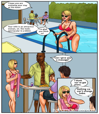 Interracial -Cheating bigtit slut wife free Cartoon Porn Comic sex 14