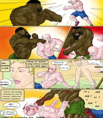 Interracial- Blonde in White free Cartoon Porn Comic sex 2