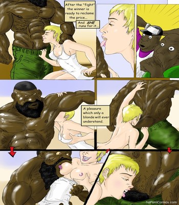 Interracial- Blonde in White free Cartoon Porn Comic sex 3