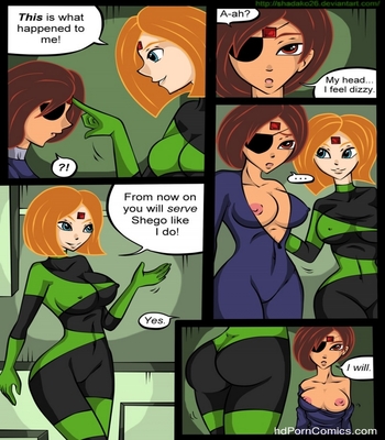 Kim Possible -Mistress Shego free Cartoon Porn Comic sex 8