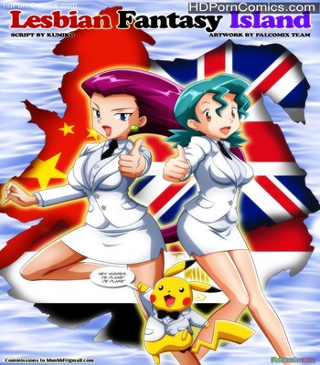 Lesbian Fantasy Island (Pokemon, Digimon) – Porncomics free Porn Comic thumbnail 001