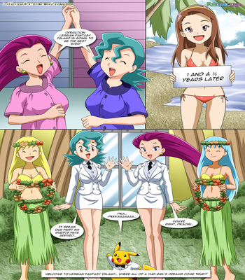 Lesbian Fantasy Island (Pokemon, Digimon) – Porncomics free Porn Comic sex 3