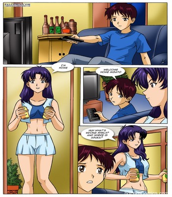 Misato’s New Girlfriend Sex Comic sex 2
