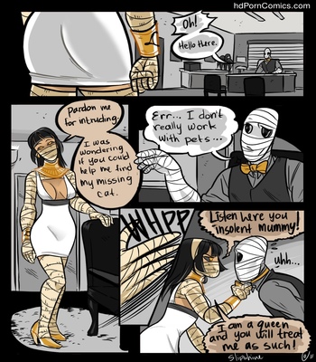 Mr Invisible & The Mummy comic porn sex 2