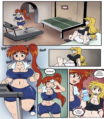Nanoha And Fate’s Workout Sex Comic sex 2