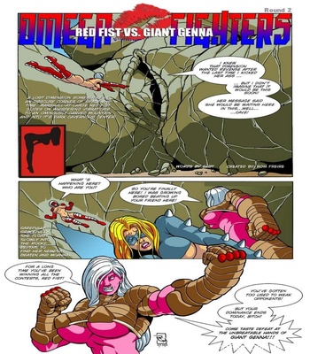 Omega Fighters 2 – Red Fist VS Giant Genna Sex Comic sex 2