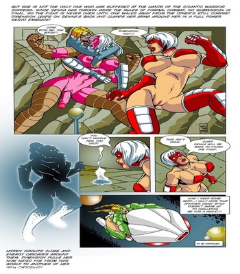 Omega Fighters 2 – Red Fist VS Giant Genna Sex Comic sex 6