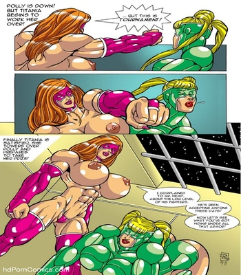 Omega Fighters 7 – Titania VS Polly Punch Sex Comic sex 5