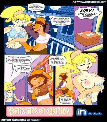 Peaches And Cream – Bathtime Buddy Sex Comic sex 2