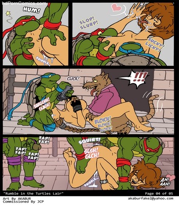 Rumble In The Turtles Lair Sex Comic sex 5