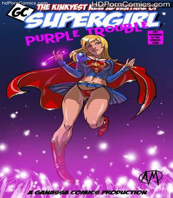 Porn Comics - Supergirl -Purple Trouble free Cartoon Porn Comic