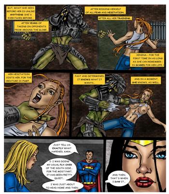 Wonder Woman vs Predator – Part 1-3 free Cartoon Porn Comic sex 34