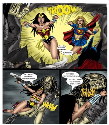 Wonder Woman vs Predator – Part 1-3 free Cartoon Porn Comic sex 49