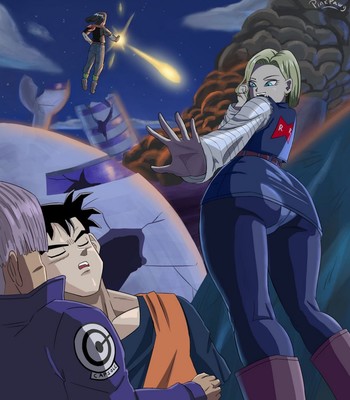Android 18 Stays In The Future comic porn sex 14