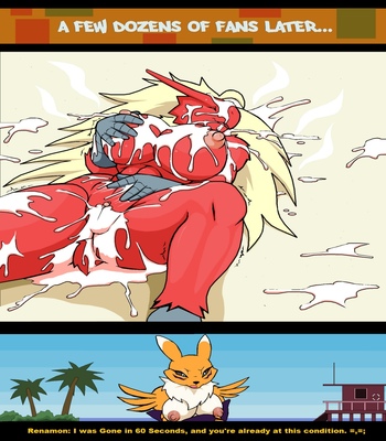 Blaziken-And-Renamon-On-The-Beach 5 free sex comic