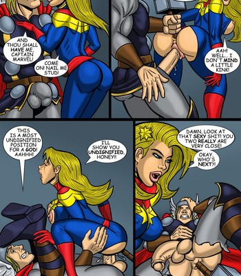 Captain Marvel comic porn sex 5