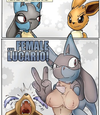 Female Lucario comic porn thumbnail 001