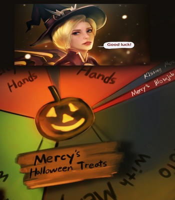 Halloween Party With Mercy comic porn sex 2