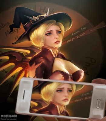 Halloween Party With Mercy comic porn sex 9