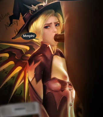 Halloween Party With Mercy comic porn sex 11