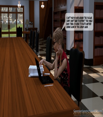 Heather In The Library comic porn sex 2