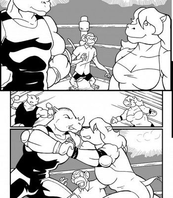 Hippo VS Rhino comic porn thumbnail 001